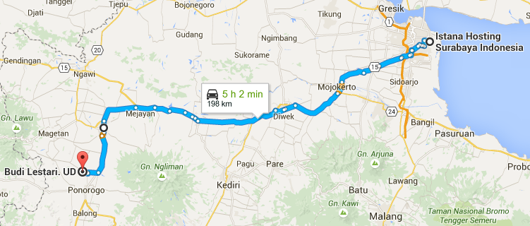 jalur mudik surabaya ponorogo