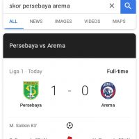 persebaya vs arema 6 mei 2018